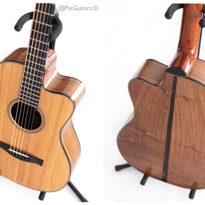 2011 Colin Keefe Rowan Pro Acoustic Guitar in Natural image 2