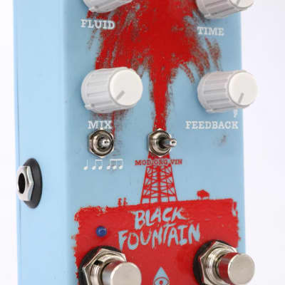 Old Blood Noise Endeavors Black Fountain V3 Chicago Blue Delay Pedal #50216 image 9