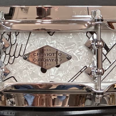 Craviotto 4x14" Solid Maple Snare Drum - Top Hat & Cane image 1
