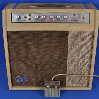 1967 Guild T1-RVT Thunder I Reverb Guitar Tube Combo Amplifier Amp w/ Footswitch image 4