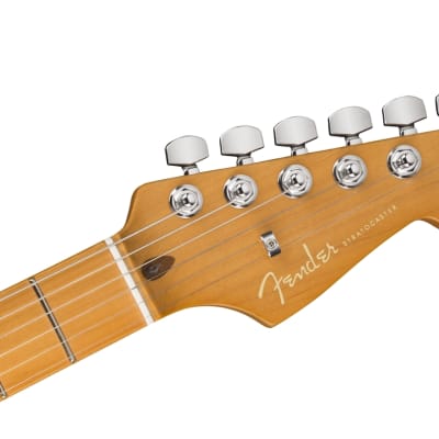 Fender American Ultra Stratocaster Maple Fingerboard Electric Guitar Texas Tea image 13