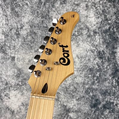 Cort G200DX Deluxe Electric Guitar in Glossy Natural image 8