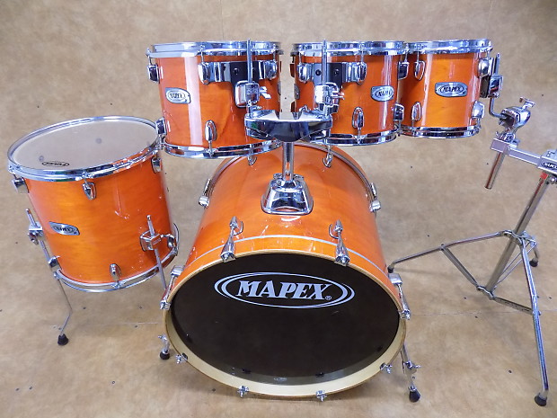 Mapex M Series 5pc Shell Pack Transparent Orange Lacquer