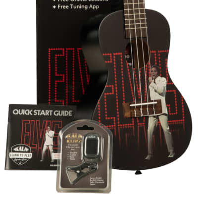 KALA KALA-LTP-C-ELV - Kala Learn To Play Elvis Viva Las Vegas, Concert Ukulele Starter Kit for sale
