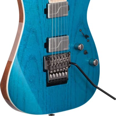 Ibanez RG5120M RG Prestige Series Electric Guitar, Frozen Ocean w/ Hard Case image 4