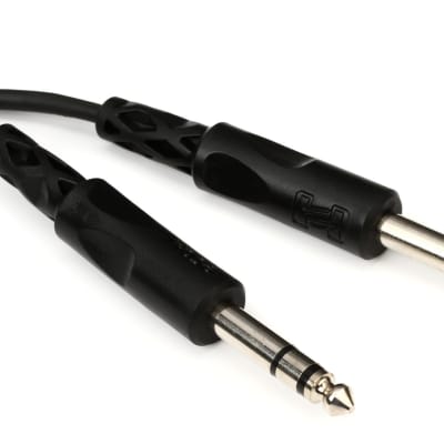 Hosa CSS-115 Balanced Interconnect Cable - 1/4-inch TRS Male to 1/4-inch TRS Male - 15 foot image 1