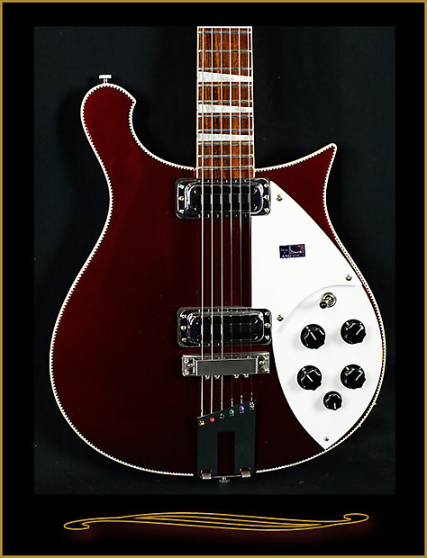 Rickenbacker 660 Electric Guitar in Ruby Red w/Hardcase | Reverb