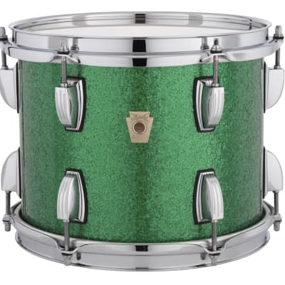 Ludwig Classic Maple Green Sparkle Fab 14x22_9x13_16x16 Drum Set Shell Pack | Authorized Dealer image 4
