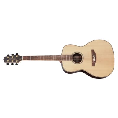 Takamine GY93-NAT New Yorker 6-String Right-Handed Acoustic Guitar with Solid Spruce Top, Maple Body, Mahogany Neck, and Laurel Fingerboard (Natural) image 2