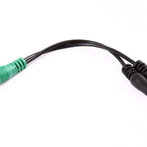 Voodoo Lab 2.1mm Current Doubler Adapter Cable - Dual Straight to Straight - 4 inch image 4