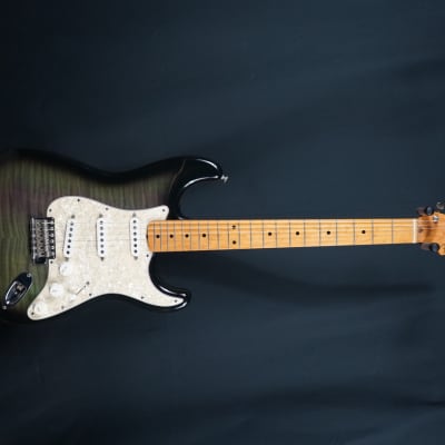 Fender Japanese Stratocaster 1992-1993 Green Foto Flame image 20