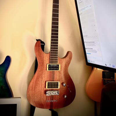 Ibanez MMM1-MOL Mike Mushok Signature Baritone 2003 - 2007 - Mahogany Oil image 1