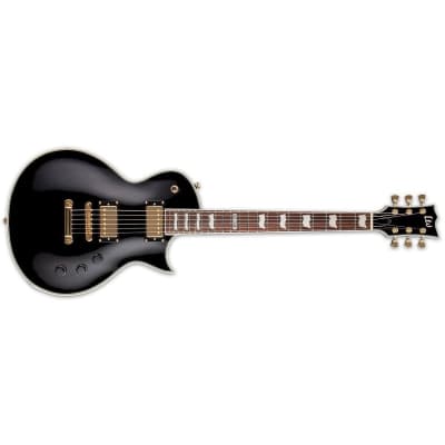ESP LTD Electric Guitar Black - LEC256BLK image 1