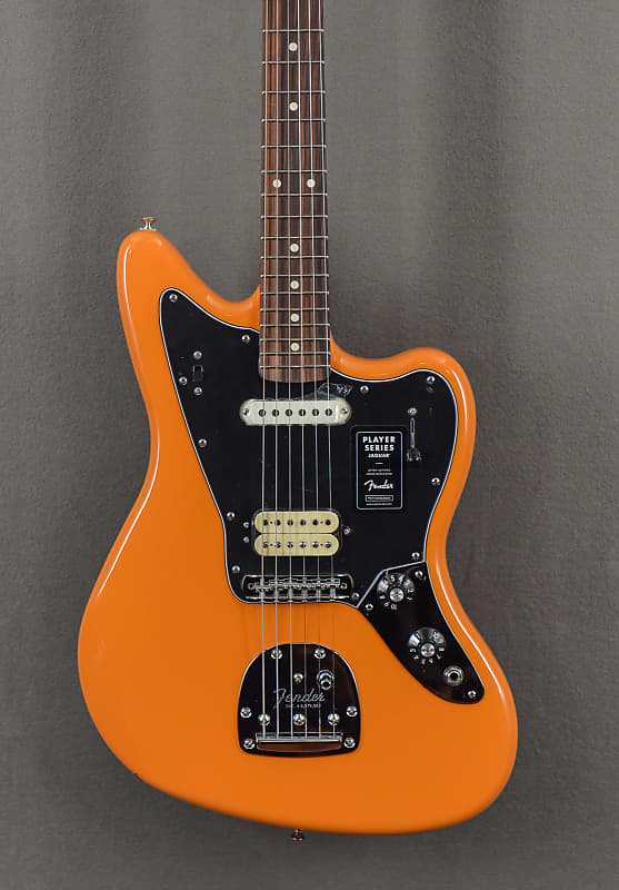 Fender Player Jaguar Capri Orange 一時値下げ中 Fender Player Jaguar in Capri Orange - Guitar Gear Giveaway