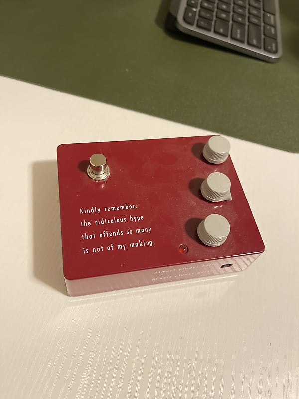 【国内正規品】Klon KTR professional overdrive Klon KTR Overdrive Pedal 2012 - 2019 - Red | Tone Wolf
