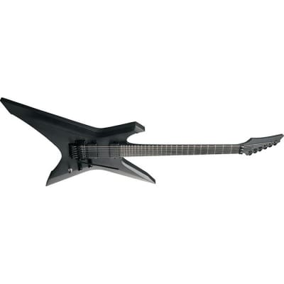 Ibanez XPTB620 Iron Label Xiphos Guitar w/ Dimarzio Pickups - Black Flat image 4