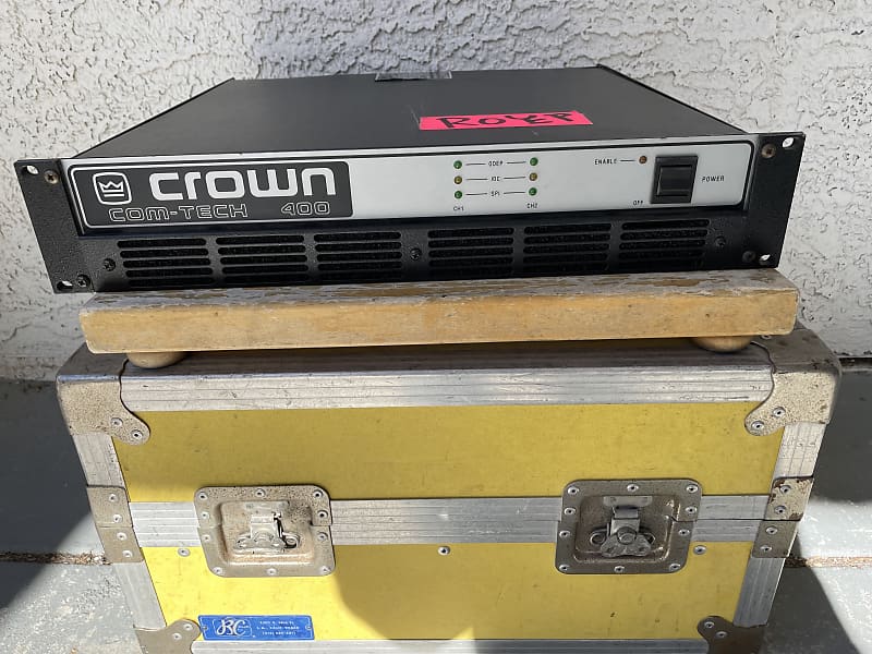 Crown ComTech 400 Power Amplifier For Parts Or Repairs Reverb