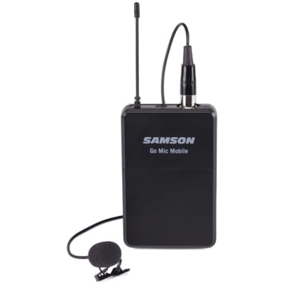 Samson Go Mic Mobile Wireless Beltpack Transmitter with LM8 Lavalier Microphone
