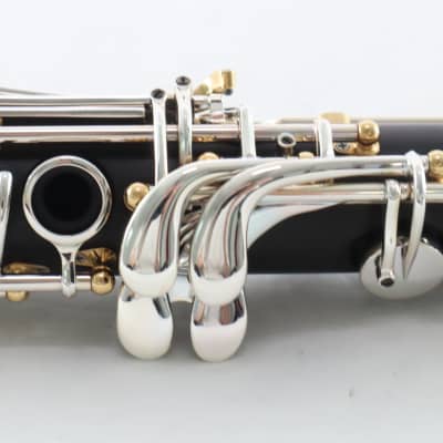 Backun Lumiere Custom Clarinet in A Grenadilla Gold Posts Silver Keys BRAND NEW image 20