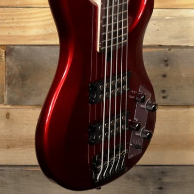 Yamaha TRBX305 5-String Bass Candy Apple Red image 1