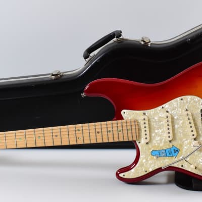 Fender American Deluxe Stratocaster - Left Handed (2005) - Aged Cherry Sunburst image 6