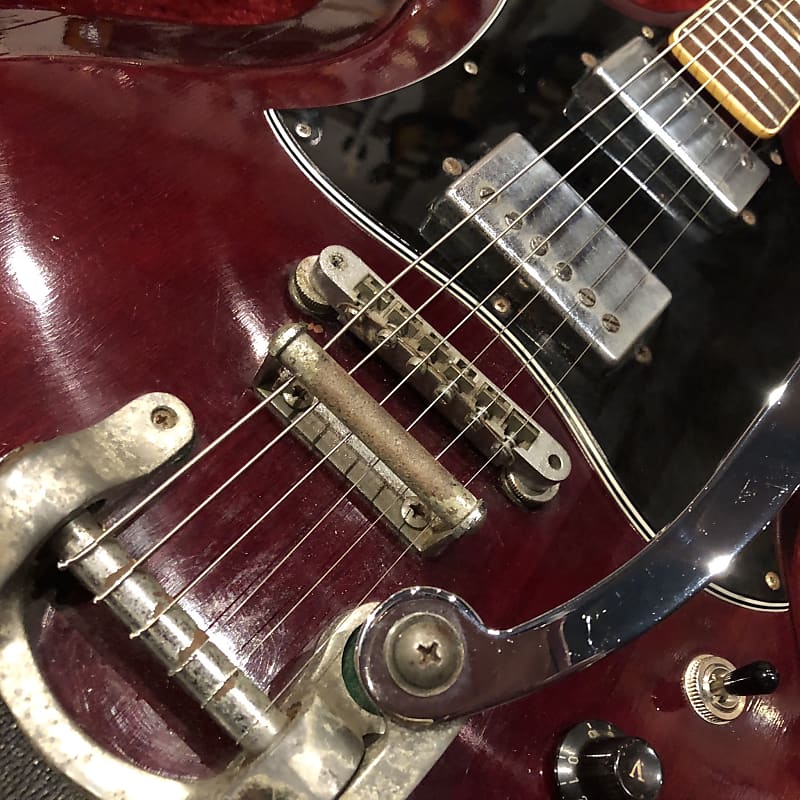 c.1971-1974 Greco Fujigen SG-350T MIJ Vintage Guitar “Cherry