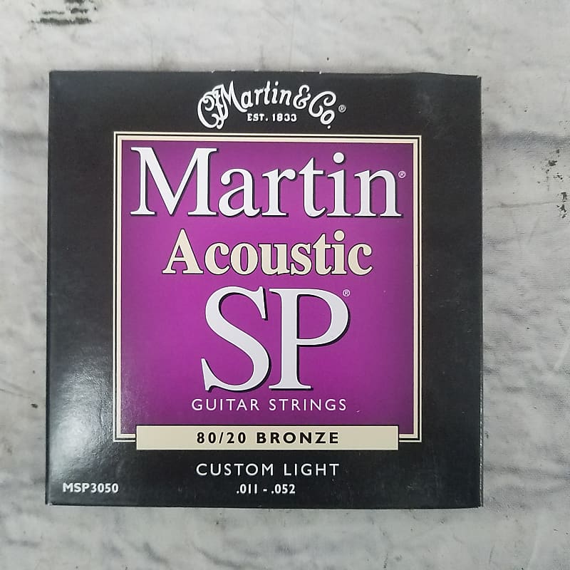 Martin & Co Acoustic Guitar Strings Custom Light image 1