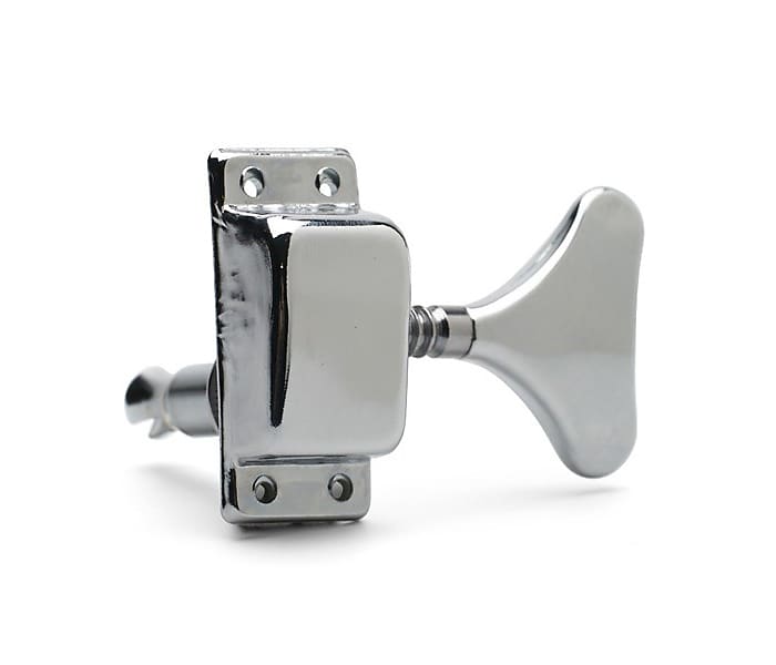 4 in line bass guitar tuning pegs Chrome Paxphil Reverb