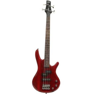 1990 Ibanez EX Series EXB-404 - Burgandy Red | Reverb