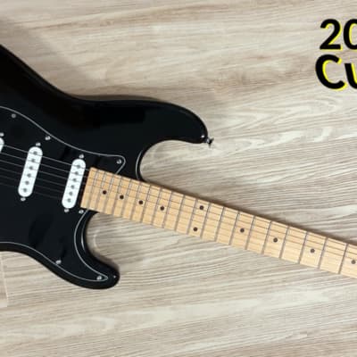 2024 Elite® Stratocaster Style Guitar Turbo w/Gilmour MOD Black Classic Strat SSS LTD image 3
