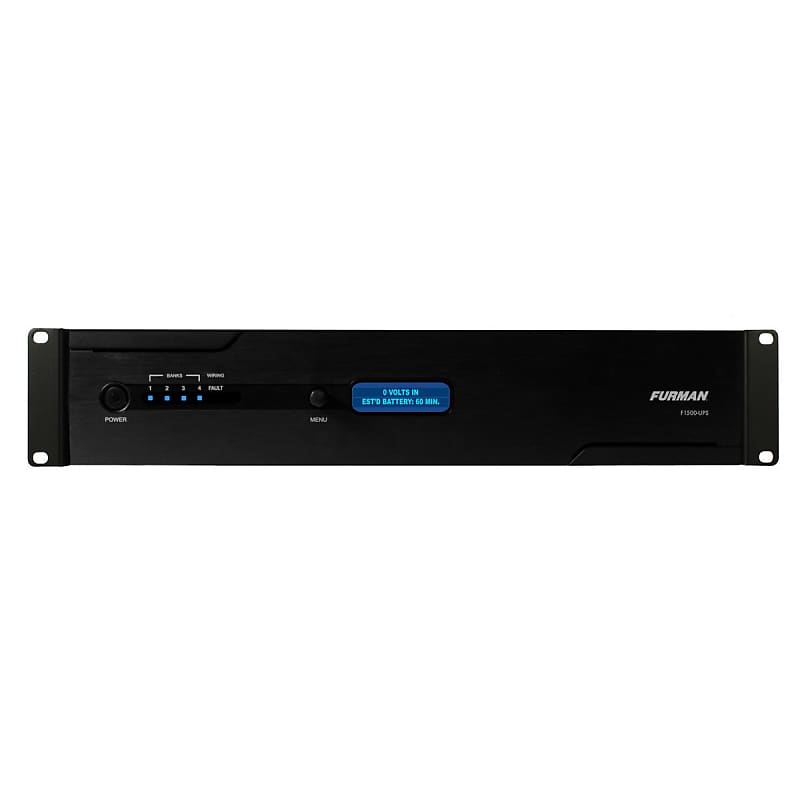 Furman F1500-UPS | 1500Va 2RU Rack Mount UPS AVR RS-232 USB Interface BlueBOLT Compatible image 1