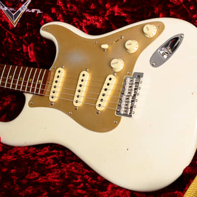 NEW Fender Custom Shop 1958 Special Stratocaster NAMM 2020 Limited Edition Aged Olympic White! image 17