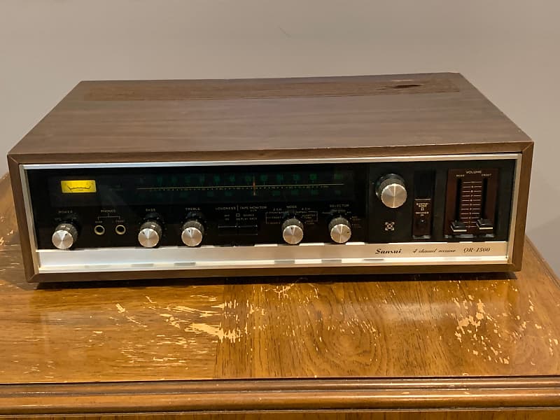 Sansui QR-1500 4チャンネル受信機 アンプ 動作未確認 ジャンク