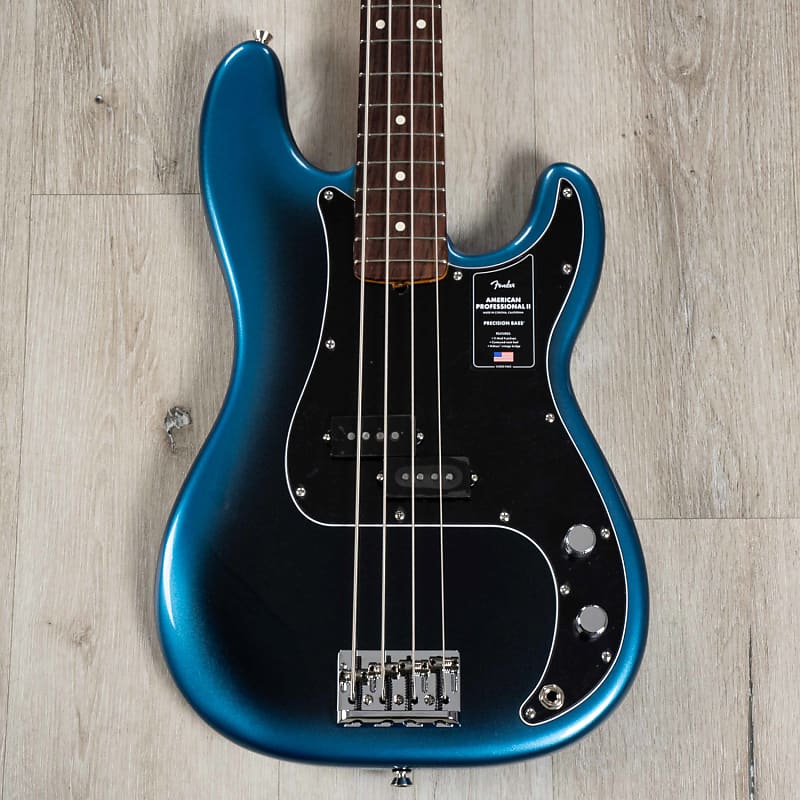 Fender American Professional II Precision Bass, Rosewood Fingerboard, Dark Night image 1