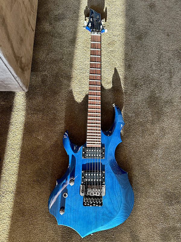 ESP GrassRoots Forest G-FR-62GT/LH Set Neck See-Thru Blue