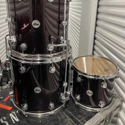 Frank Ferrer's Guns 'n' Roses DW 2017 - Red Sparkle Lacquer Complete Set! 24,13,16,18 image 7