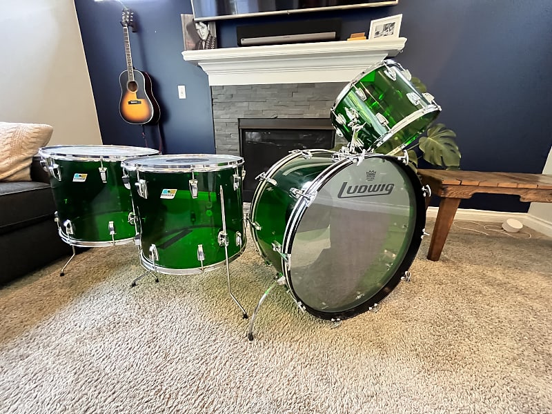 ludwig vistalite clear