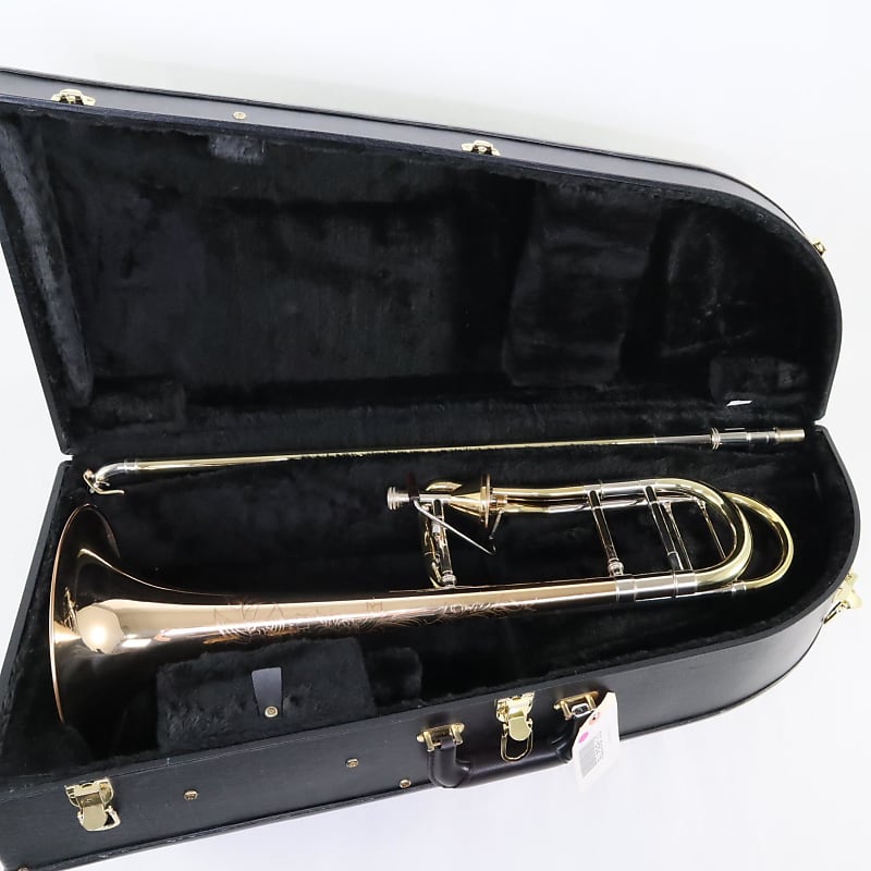 S.E. Shires Single Valve Bass Trombone B1 1G Bell Axial Flow Reverb
