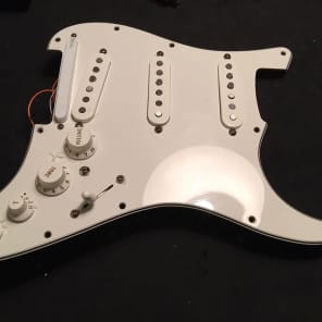Pickups & Electronics from a Fender/Roland VG Stratocaster 2008 Complete Pickguard Assembly image 2