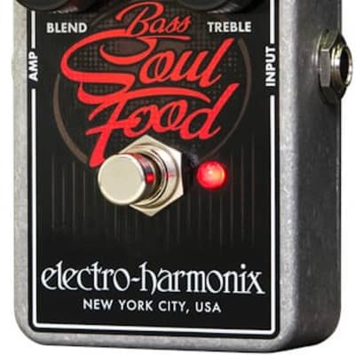 Electro-Harmonix Bass Soul Food Transparent Bass Overdrive Pedal image 1