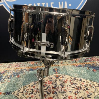 Pearl New Out of Box, 14x6.5" S-614D Steel Shell Snare Drum (#7) 1990s - Chrome image 8