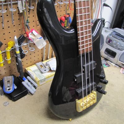 Spector NS4CR NS2CR 1995 Circa - Trans Black with Upgraded Dark Glass Tone Capsule! image 6
