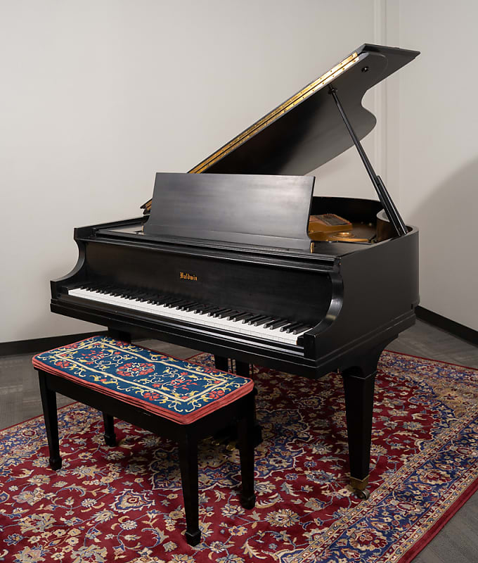 Baldwin 5'8" Model R Grand Piano | Satin Ebony | SN: 140887 image 1