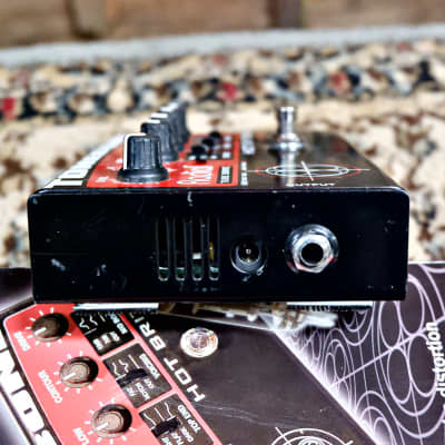 Radial Tonebone Hot British Tube Overdrive 2010s - Red with Power Supply image 6