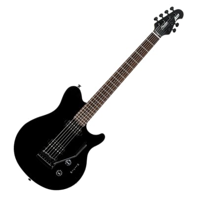 Sterling by Music Man Axis (AX3S), Black with White Binding image 6