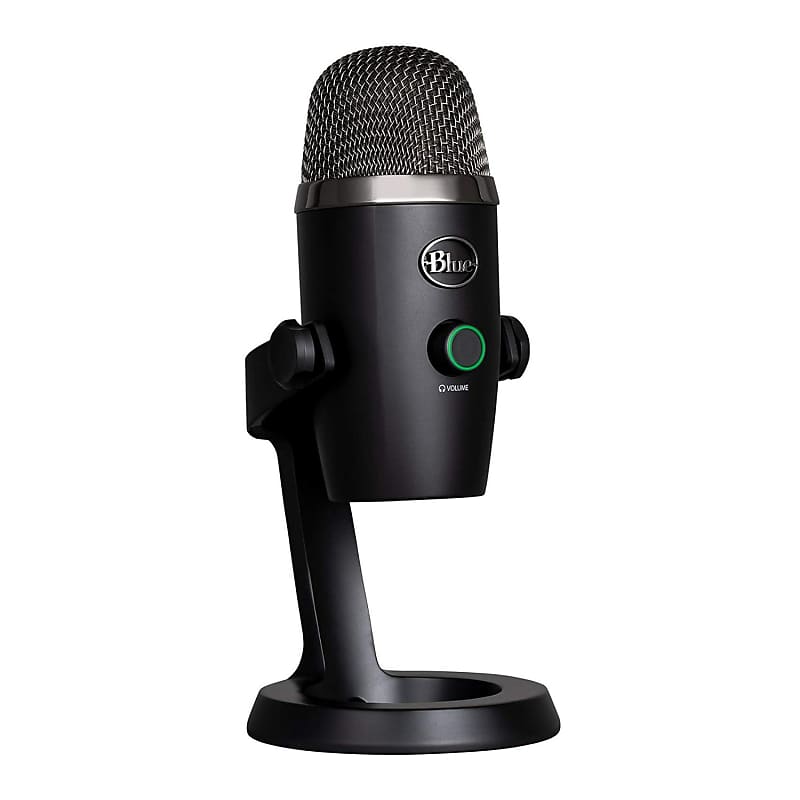  Blue Microphones Yeti USB Microphone (Blackout) Bundle with  Knox Gear Headphones and Pop Filter (3 Items) : Musical Instruments