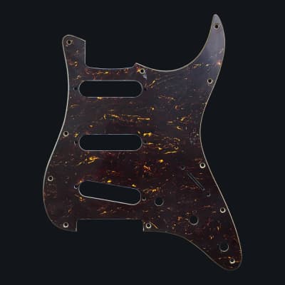 Immagine Made to Order - FRANCHIN Mercury pickguard Relic Aged, Vintage White/ Black/ Mint Green/ Tortoise Red, SSS/HSS, guitar scratchplate S-type Made in Italy - 3