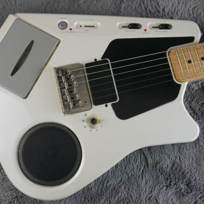 Casio EG-5 - White Cassette Player Guitar 1980s image 8