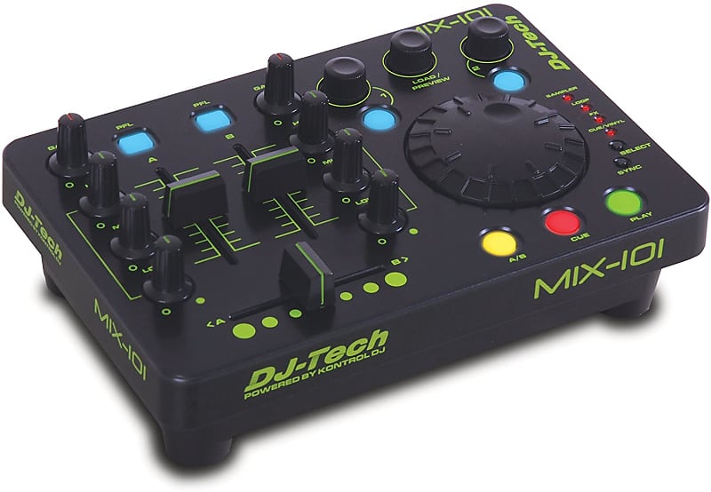 DJ-Tech - MIX-101 - All-in-One USB MIDI Controller w/ Deckadance LE Software image 1