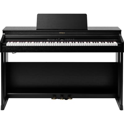 Roland RP107 Digital Console Piano With Bench Regular Black